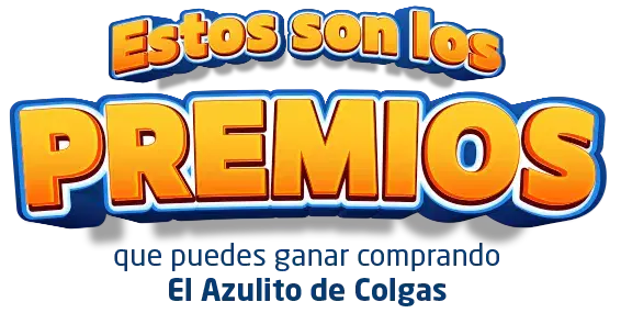 Estos son los premios que puedes ganar comprando El Azulito de Colgas